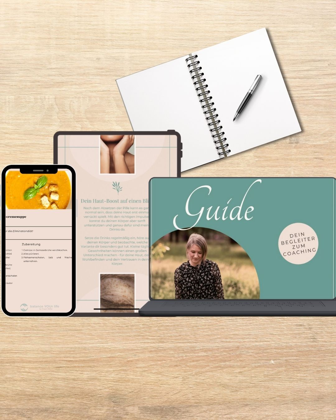 Rezepte, Infos, Begleitmaterial zum Coaching